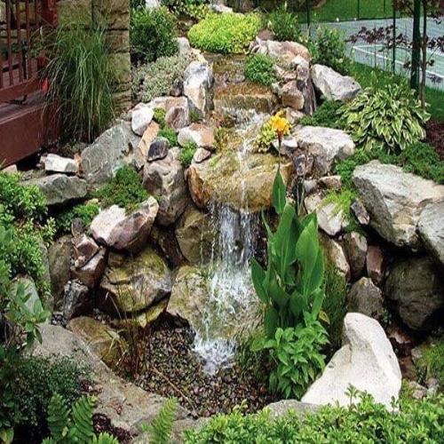Blue Thumb Elite 28 Spillway Cascading Falls Kit - Premium Waterfall Pump System for Ponds & Fountains | Perfect for Outdoor Garden Decor & Backyard Landscaping