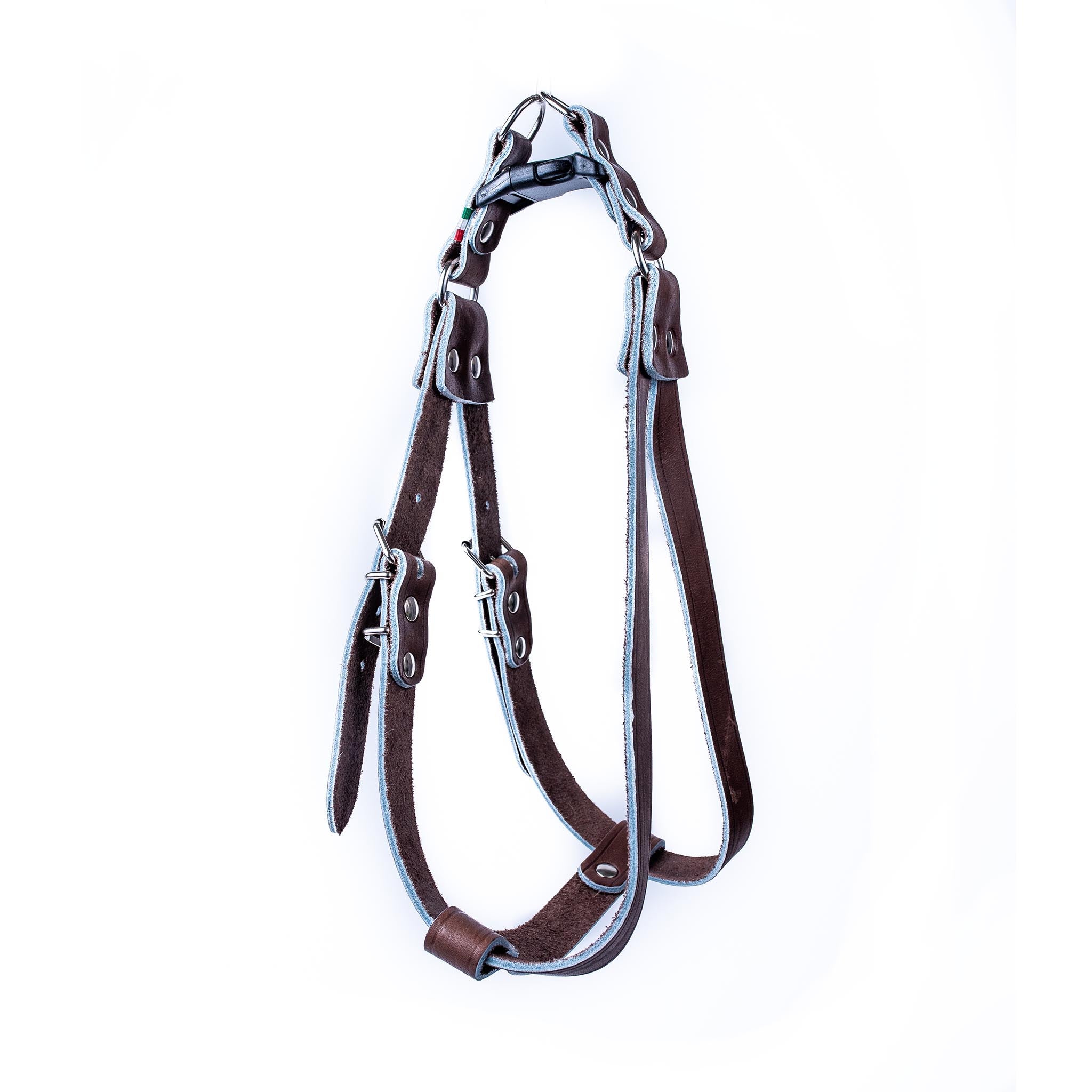Premium European Step-In Buffalo Leather Dog Harness – Durable, Adjustable & Comfortable for Small to Medium Dogs – Perfect for Walking, Training & Outdoor Adventures