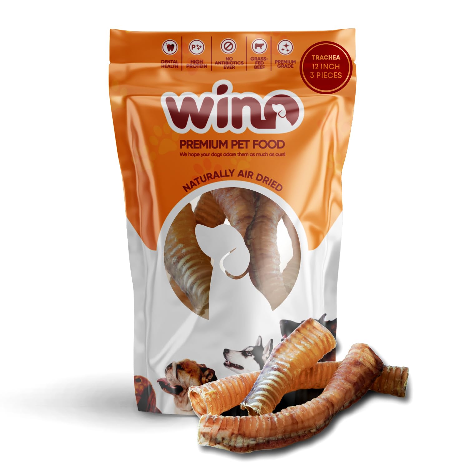 Premium Bully Sticks for Dogs - 5 Pack of 4 Inch All-Natural Beef Chews | 100% Digestible, Odor-Free, High Protein Dog Treats | Supports Dental Health & Reduces Destructive Chewing | Perfect for Training Rewards, Teething Puppies & Anxious Dogs