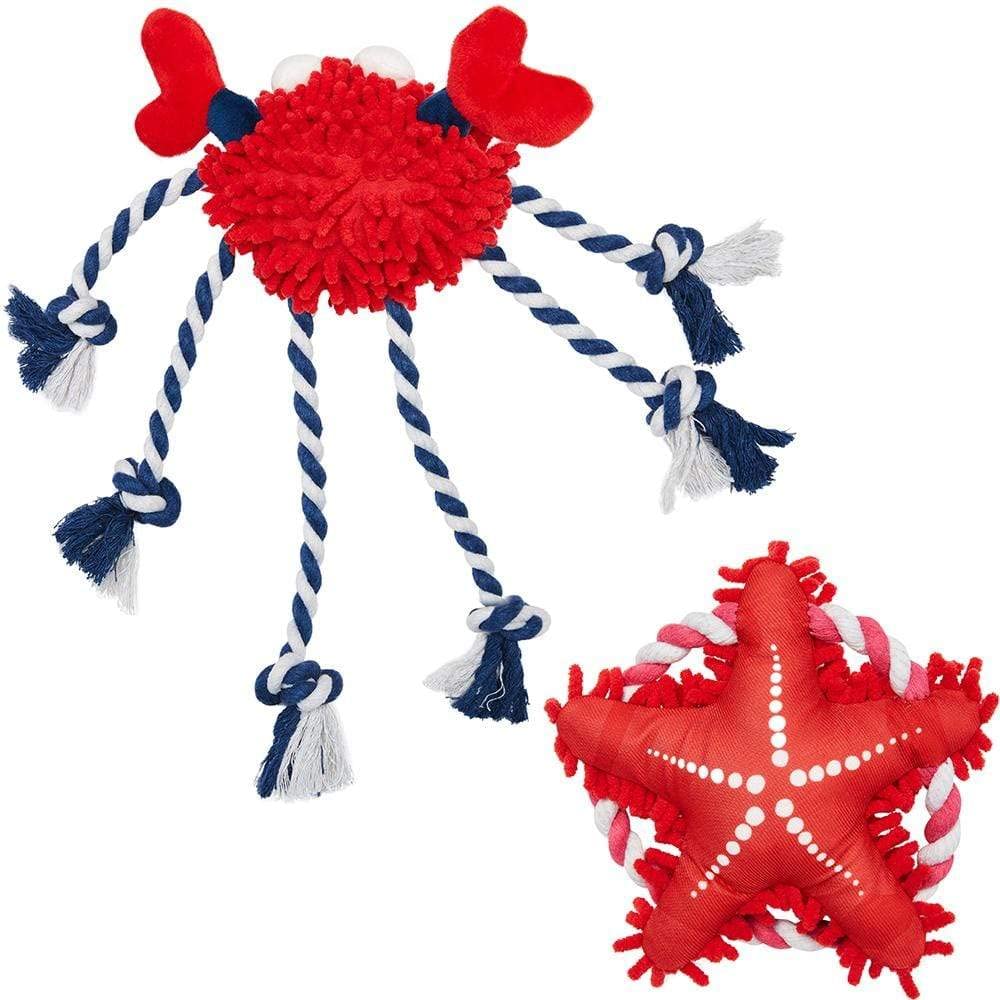 Blueberry Pet Pack of 2 Durable Interactive Squeaky Plush Dog Toys - Bluey Toys for Cats & Dogs, 14