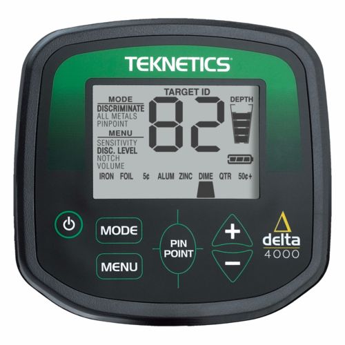 Teknetics Delta 4000 Professional Metal Detector with 11