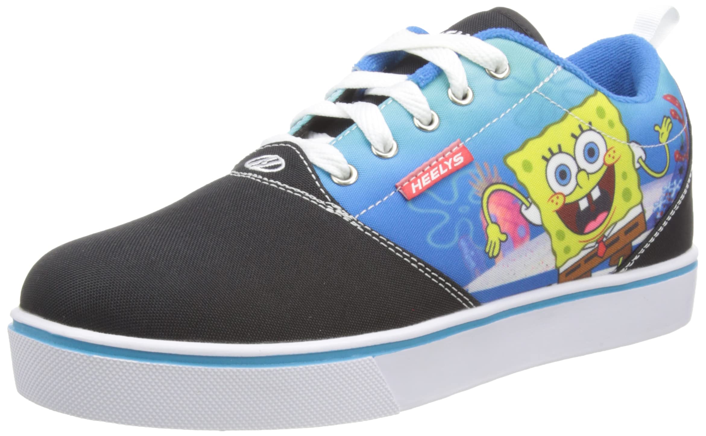 HEELYS Pro20Prints Spongebob Light-Up Wheels Shoes for Boys - Kids & Adults Sneakers with Fun Prints | Perfect for School, Playground & Skate Park Adventures