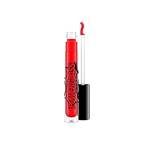MAC Powerglass Plumping Lip Gloss - Volumizing & Hydrating Lip Plumper with High Shine Finish | Perfect for Date Night, Parties & Everyday Glam