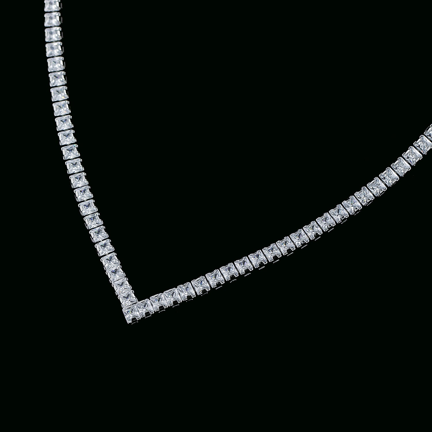 Top Quality Cubic Zirconia Bridal Wedding Necklace & Earrings Set CN10172 - Perfect for Bridal Shower, Wedding Ceremony and Anniversary Gifts