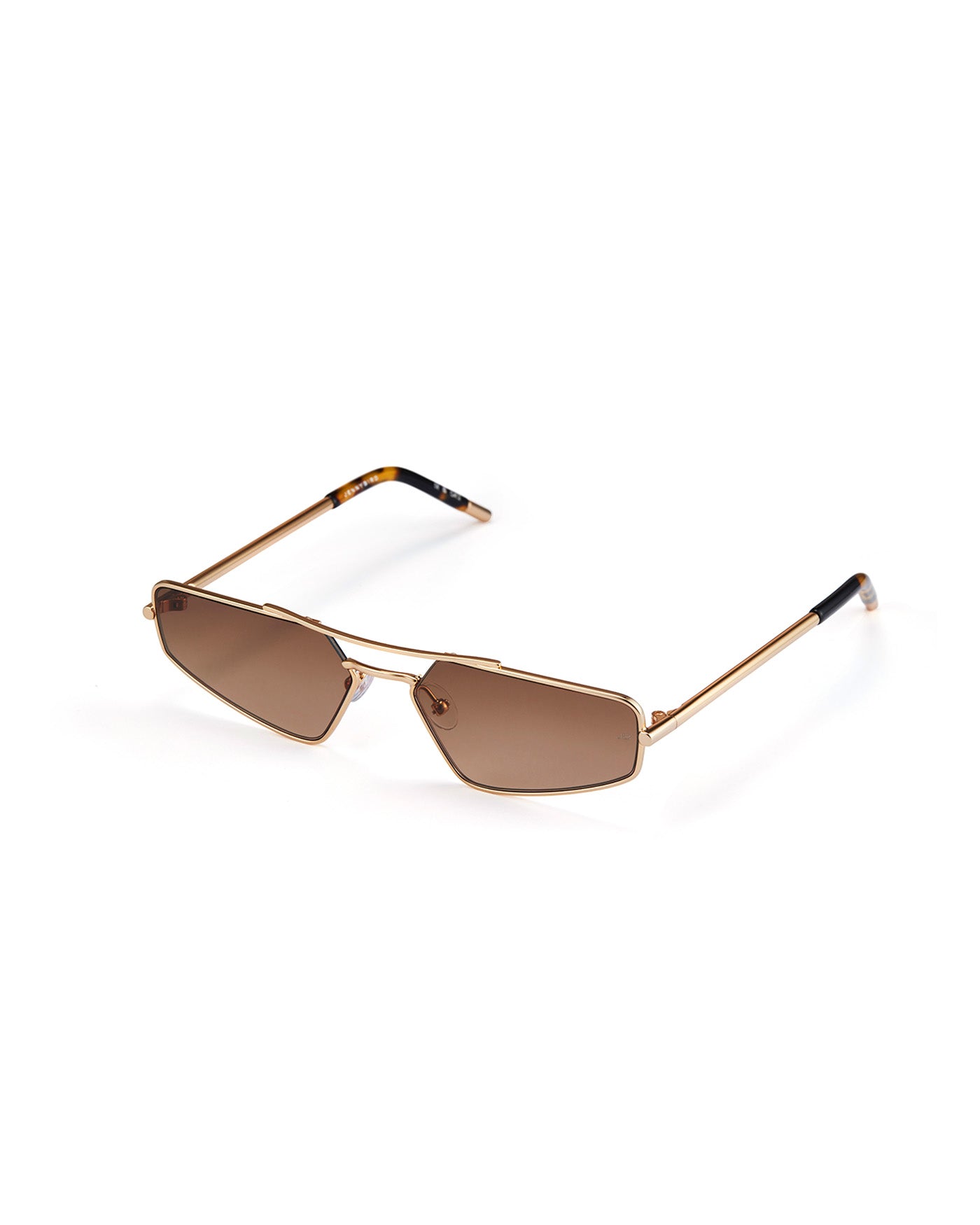Pilot Gold Brown Sunglasses for Men & Women - Polarized UV Protection Aviator Glasses - Perfect for Driving, Outdoor Sports & Fashion Accessories