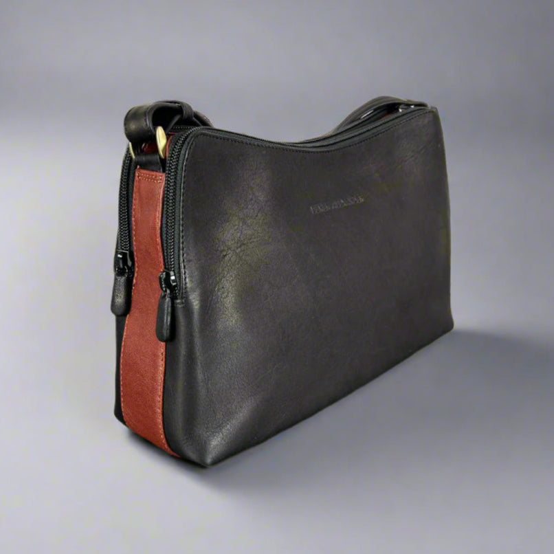 Derek Alexander Genuine Leather Crossbody Bag for Women - Stylish & Durable Shoulder Purse for Everyday Use, Travel, and Work