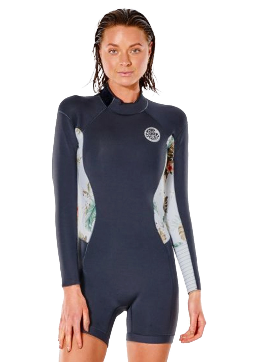 Rip Curl Women's Dawn Patrol 2mm Long Sleeve Back Zip Spring Wetsuit for Surfing, Swimming & Water Sports