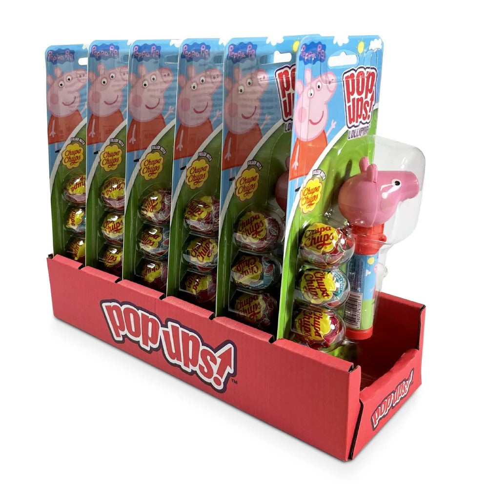 Peppa Pig Candy Blister Card - 6 Pack (1.26oz Each) | Fun Flix Candy for Kids Birthday Parties, Halloween Treats & School Snacks