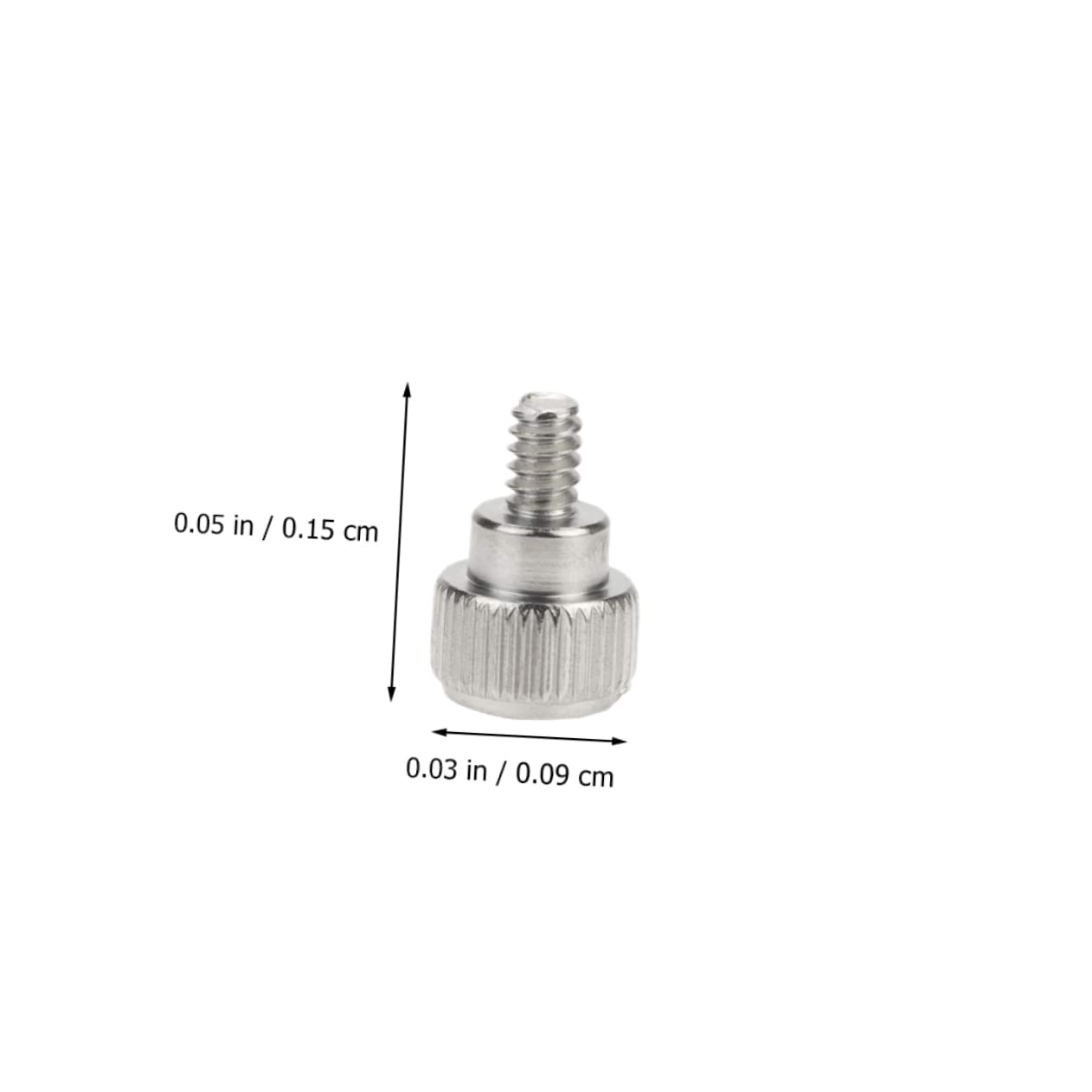 100pcs Silver Thumb Screw Knurled Thumbscrew for PC Case - Durable Computer Accessory for Easy Assembly | Perfect for DIY PC Builds, Server Racks & Electronics Projects