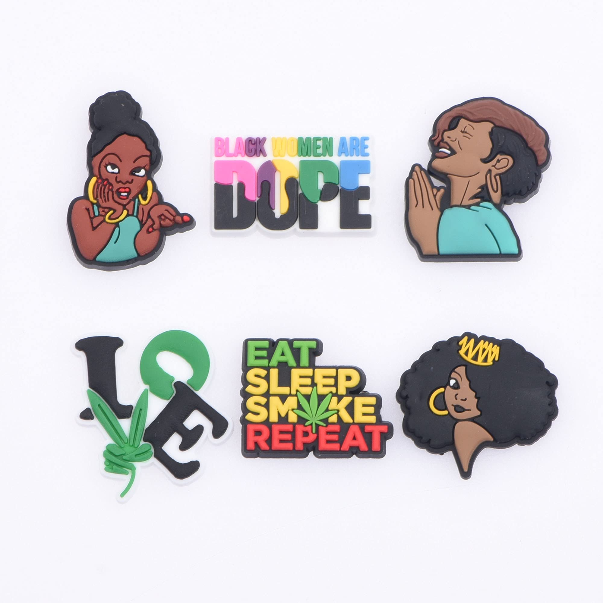 Black Lives Matter Shoe Charms - Decorative Accessories for Kids, Girls, Women | Birthday Gifts, Party Supplies | Perfect for Sneakers, Sandals & Casual Footwear