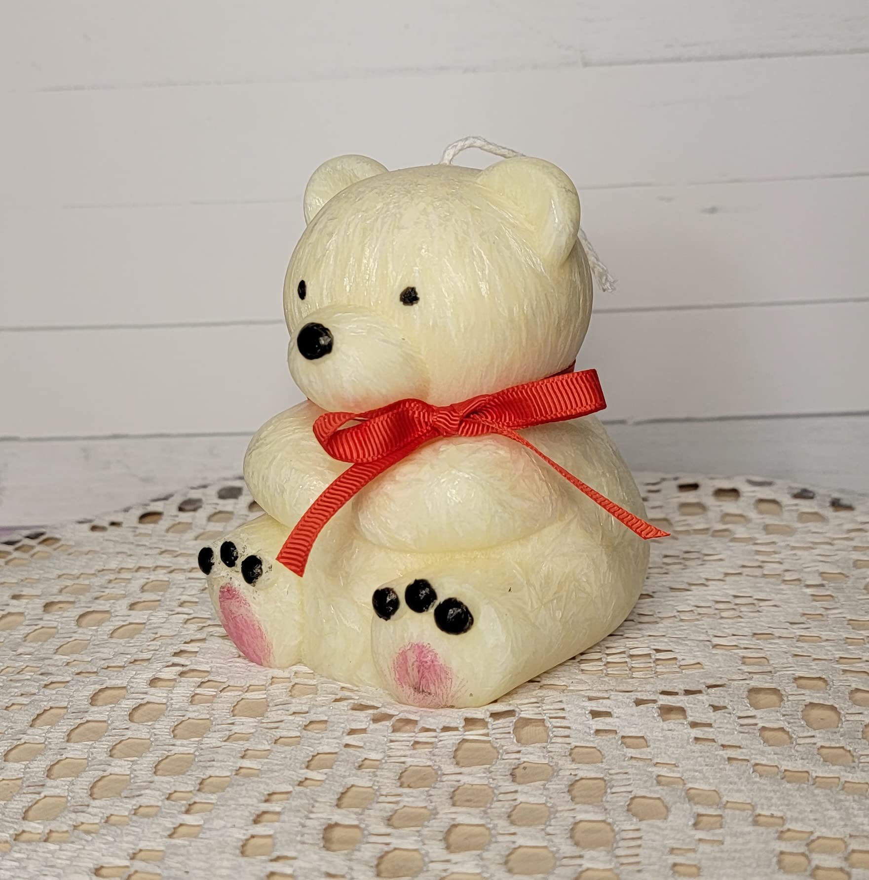 Teddy Bear Candles Set of 2 - Blue Scented Soy Wax Candles for Home Decor, Birthday Gifts & Romantic Ambiance
