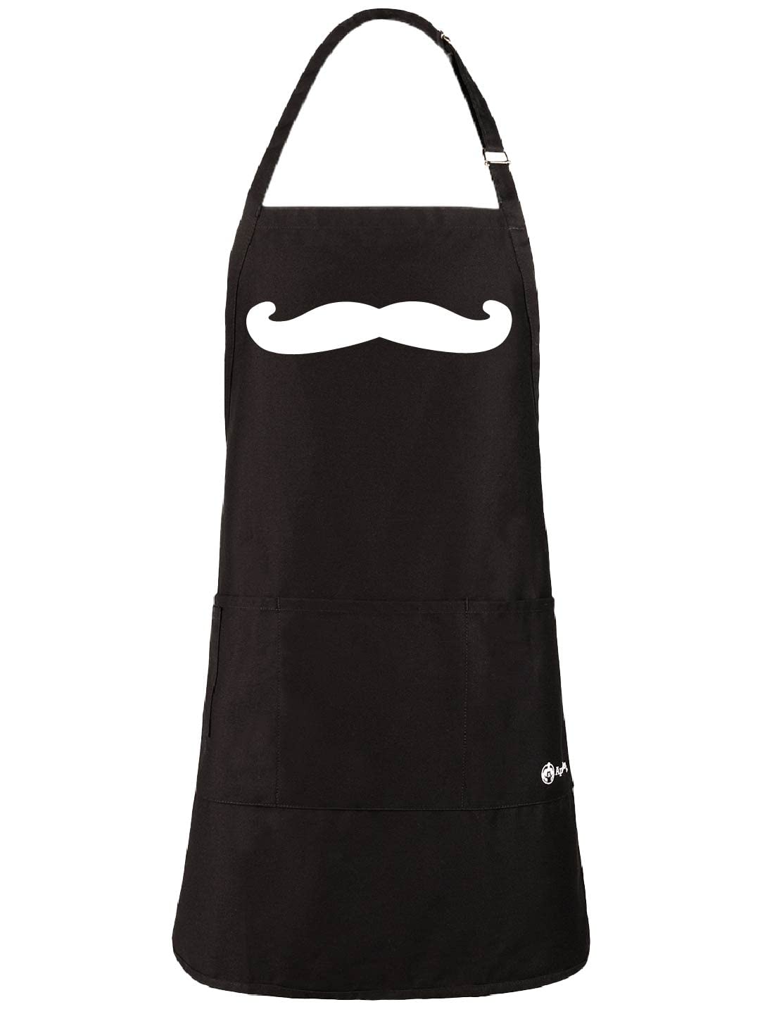 Adjustable Mustache BBQ Apron for Men - One Size Fits All - Perfect for Grilling, Cooking & Outdoor Barbecues