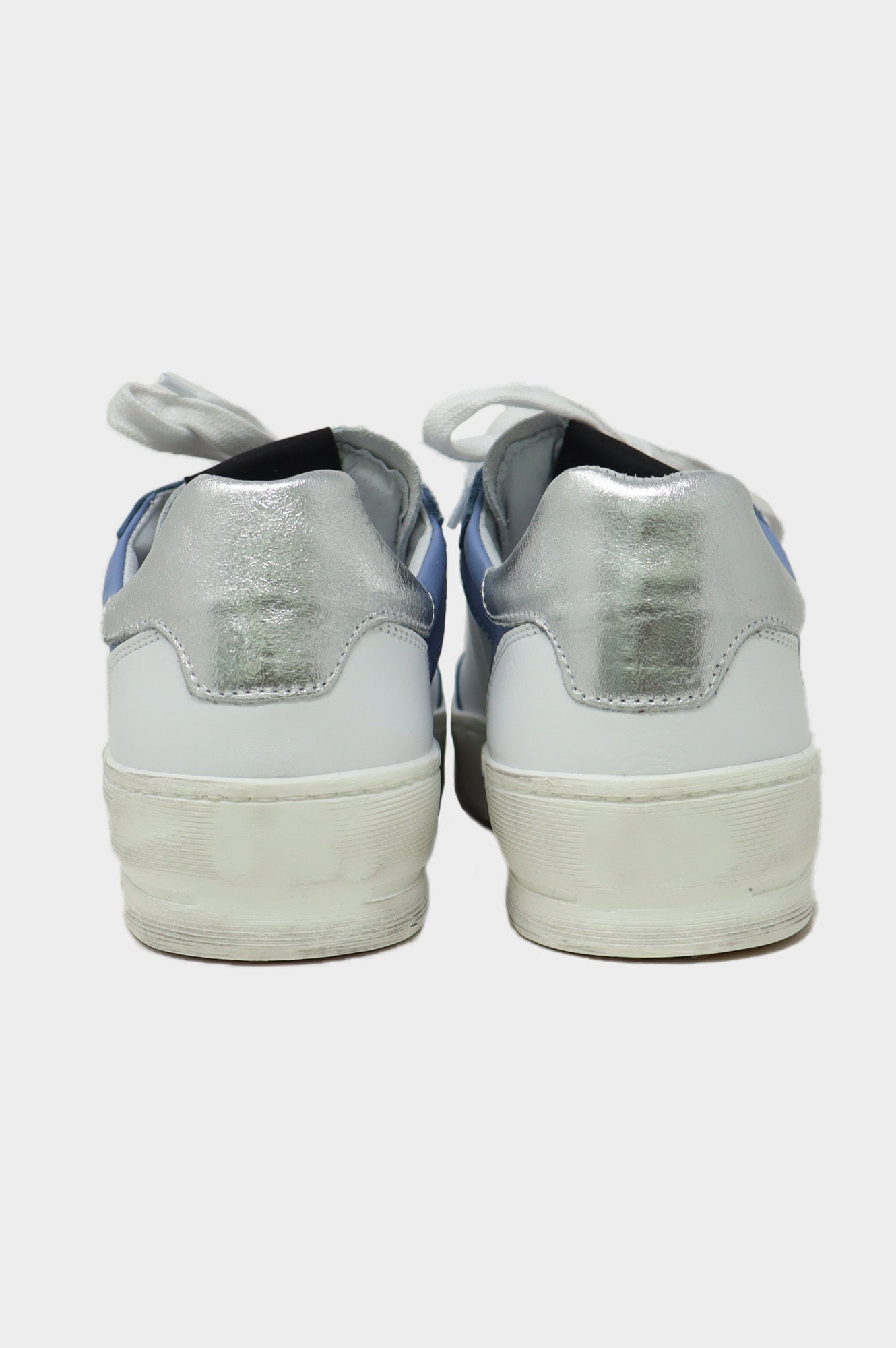 Vintage Star Print Sneakers for Women - Blue & White Retro Casual Shoes | Perfect for Everyday Wear, Street Style & Fashion Outfits
