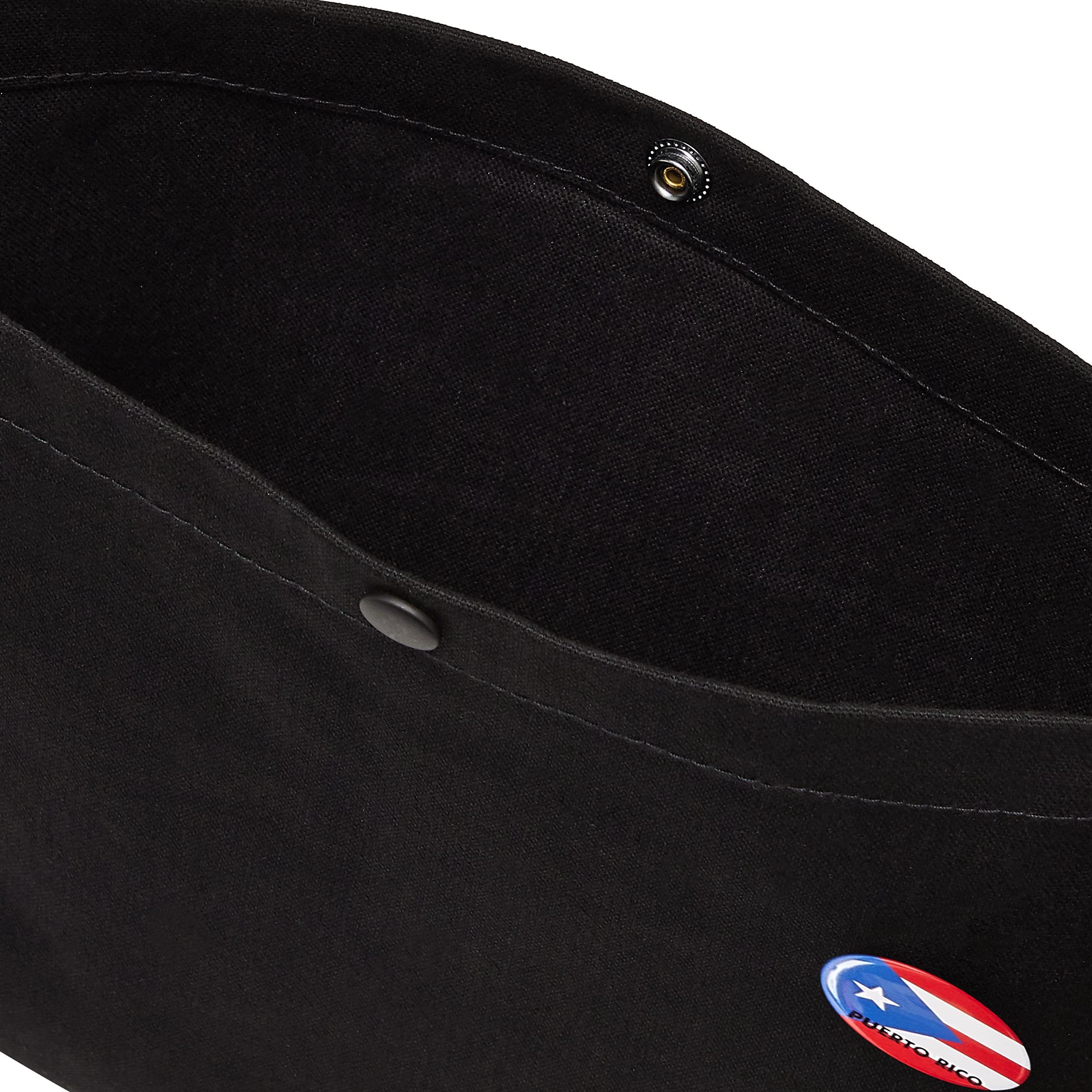 F-Style Sacoche Crossbody Bag with Flag Can Badge - Stylish & Functional for Travel, Work & Everyday Use