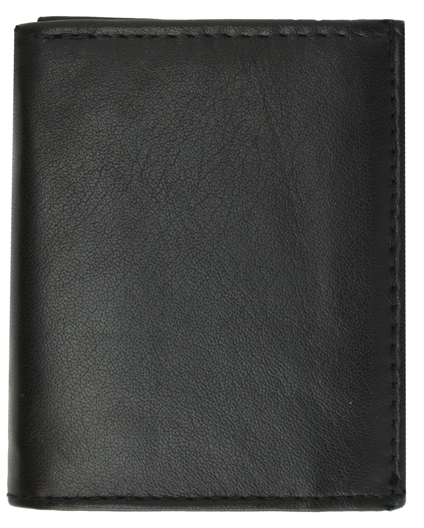 Premium Dual ID Window Men's Leather Wallet with RFID Blocking - Slim Bifold Card Holder for Credit Cards & Cash (Black #2512) - Perfect for Business, Travel & Everyday Use