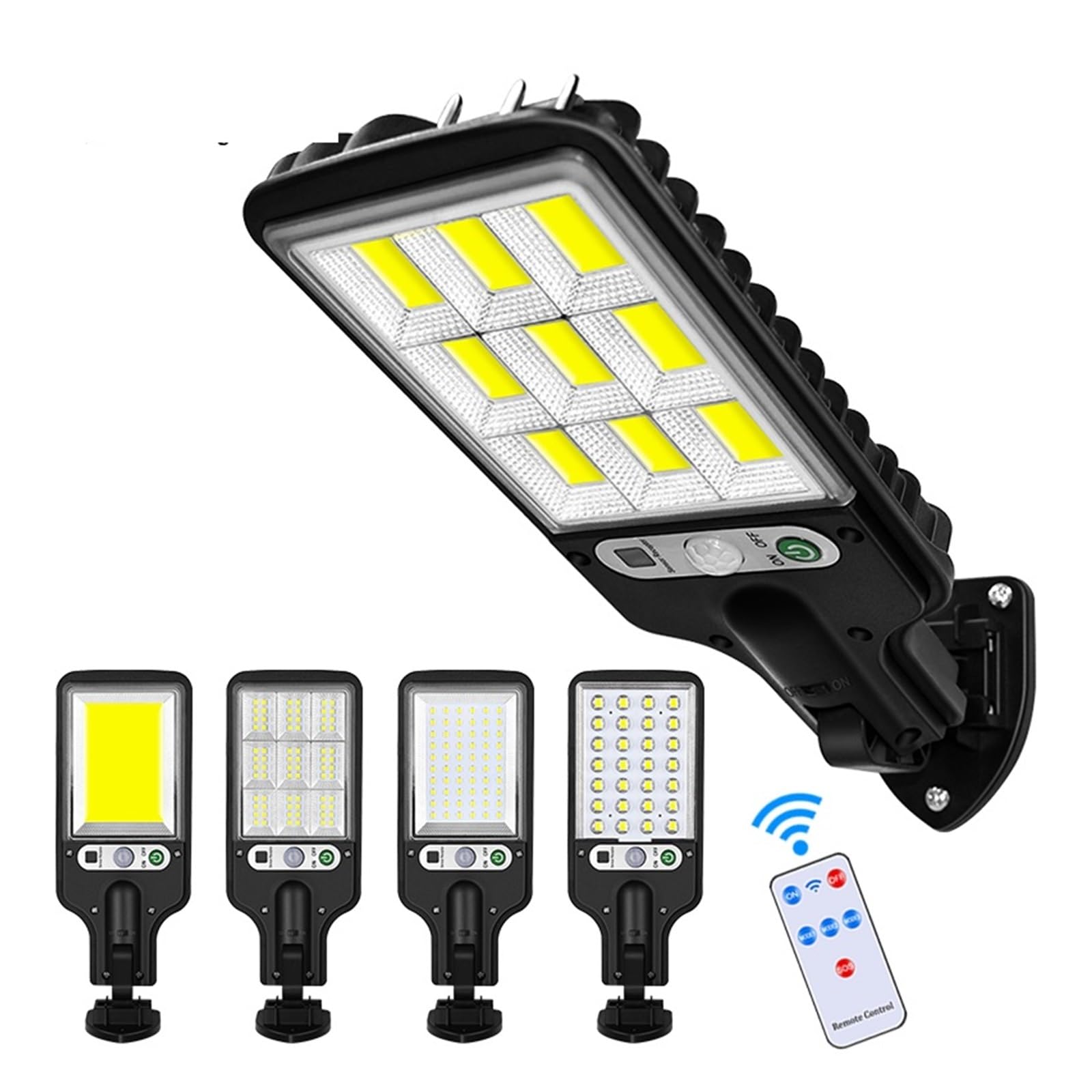 Solar Powered Outdoor Lights - Waterproof Motion Sensor Security Lighting with 3 Light Modes for Garden, Patio, Pathway & Yard (2 Pack) - Perfect for Home Security & Landscape Illumination