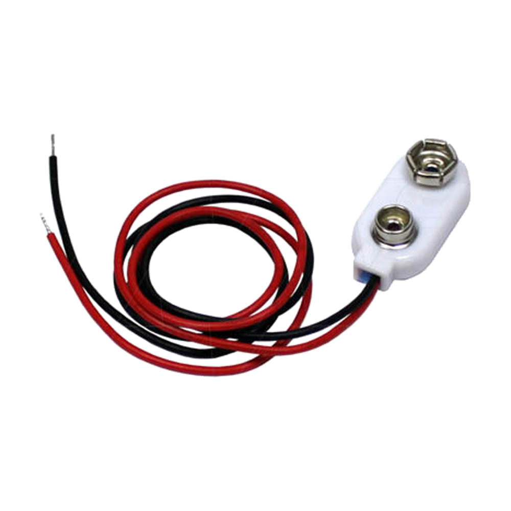 9V Battery Snap Connector - Secure & Durable Fastener for Electronics, DIY Projects, and Power Supply Applications