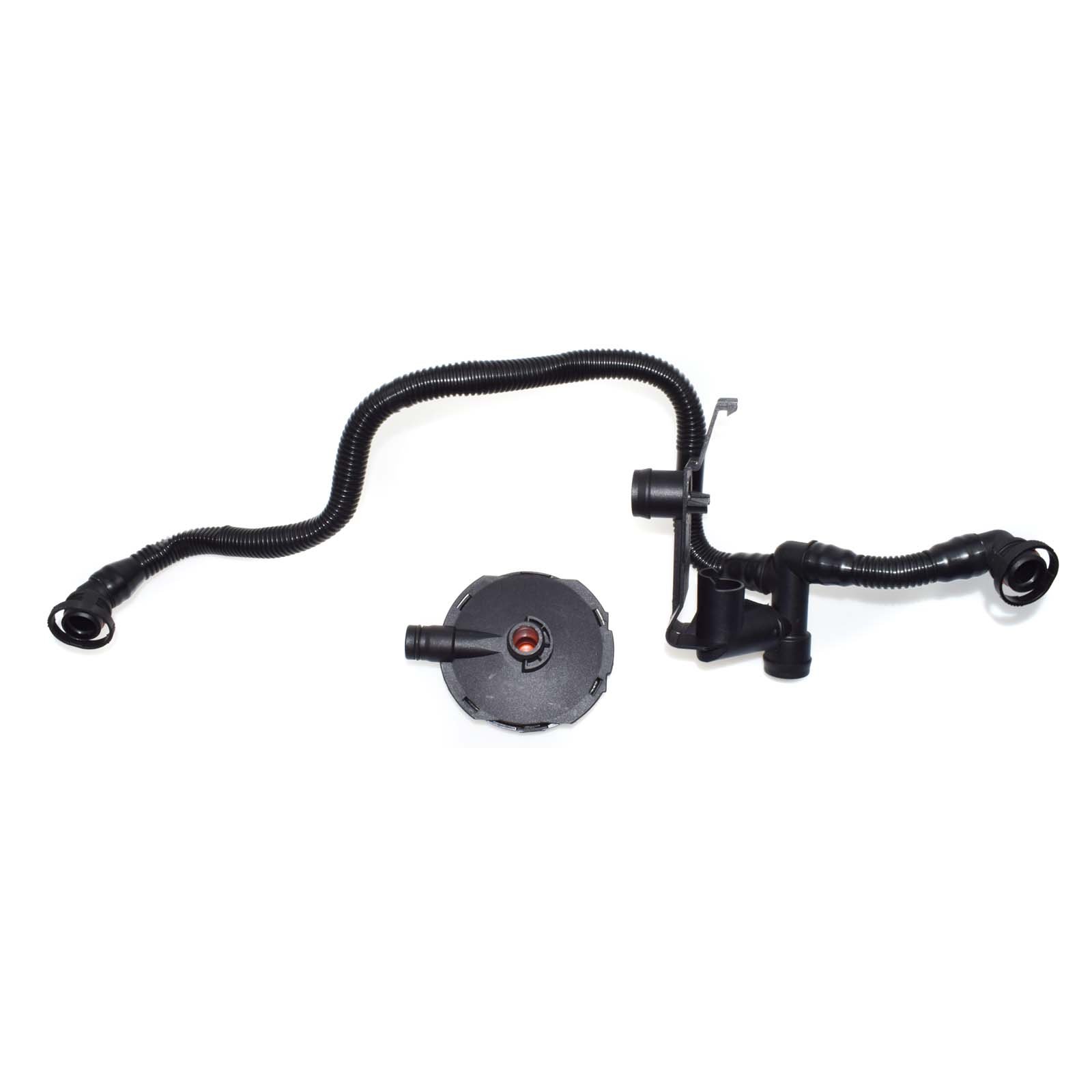 Audi A4 A6 Quattro 3.0 Crankcase Vent Valve & PCV Vacuum Hose Replacement - OEM Quality Breather Hose for Improved Engine Performance & Emissions Control - Perfect for DIY Auto Repair & Maintenance