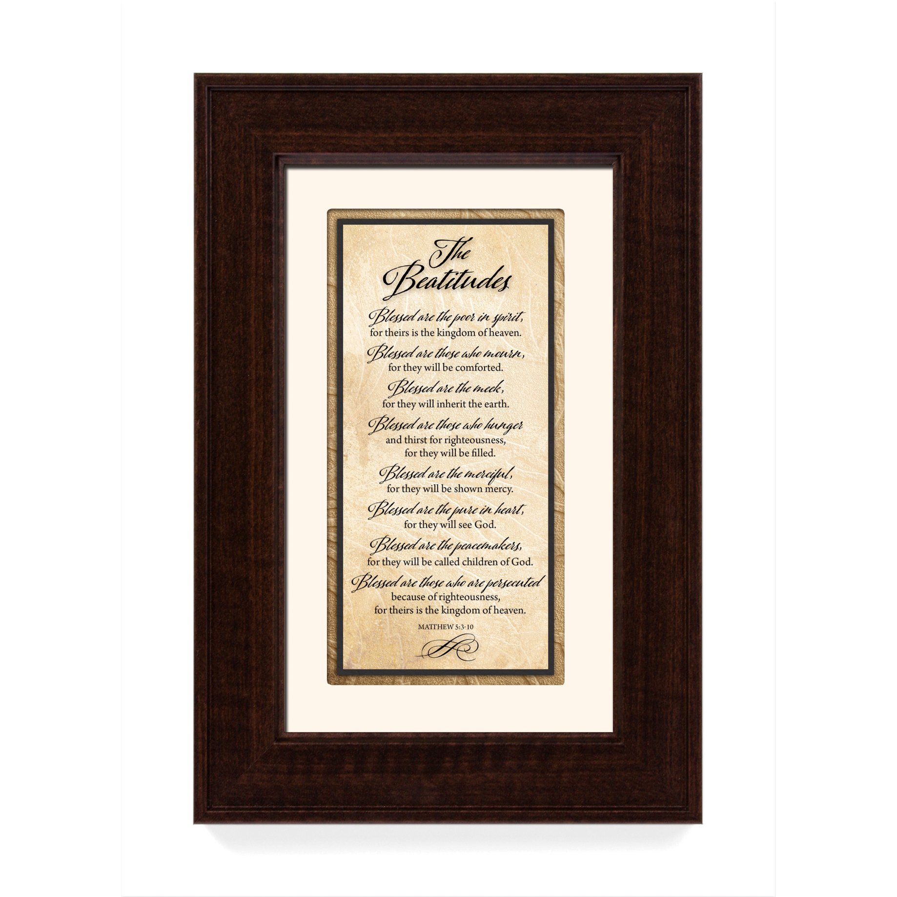James Lawrence The Beatitudes Traditions Framed Art Print - Religious Home Decor for Living Room, Bedroom & Church Wall Art