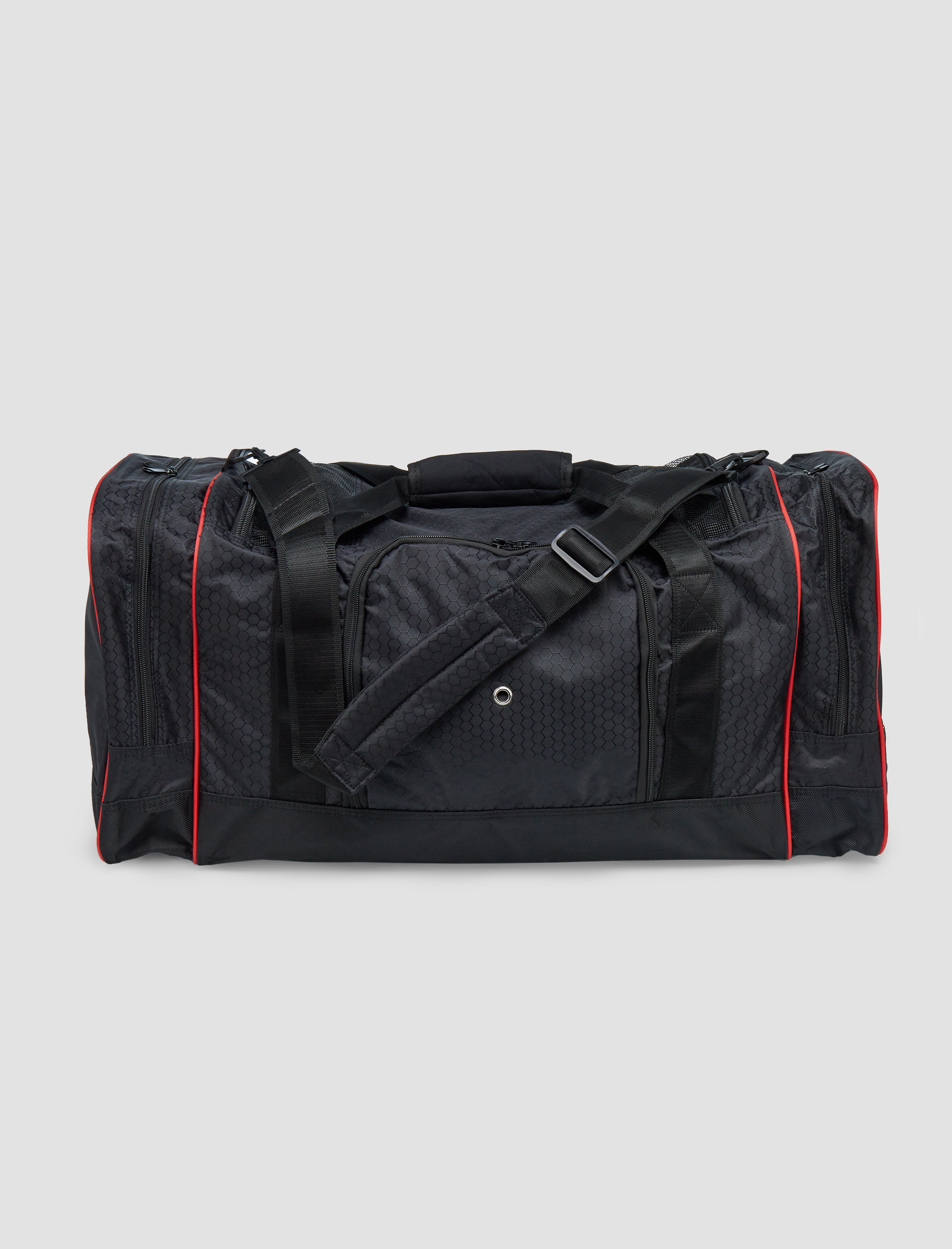 Large Black Monster Duffle Bag - Heavy Duty Gym Bag for Travel, Workout & Sports | Perfect for Gym, Travel & Outdoor Adventures