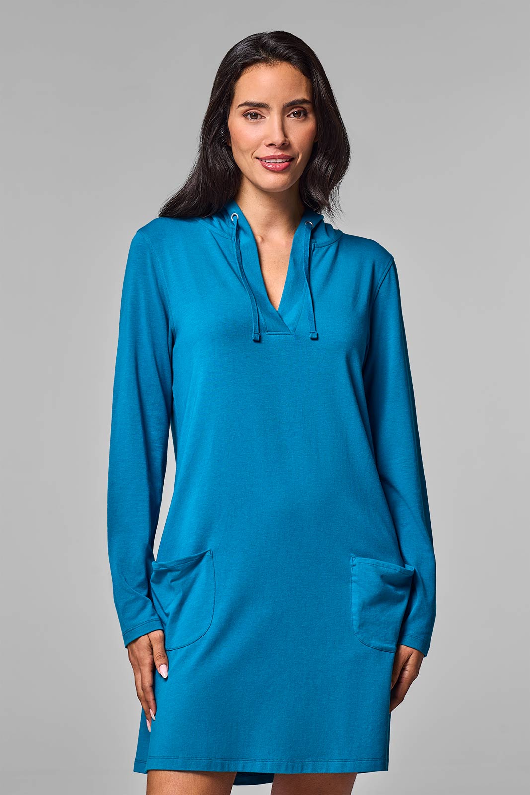 Women's Catalina Beach Cover Up Dress - Lightweight Swimwear Cover Up for Pool, Beach & Vacation | Bluejay