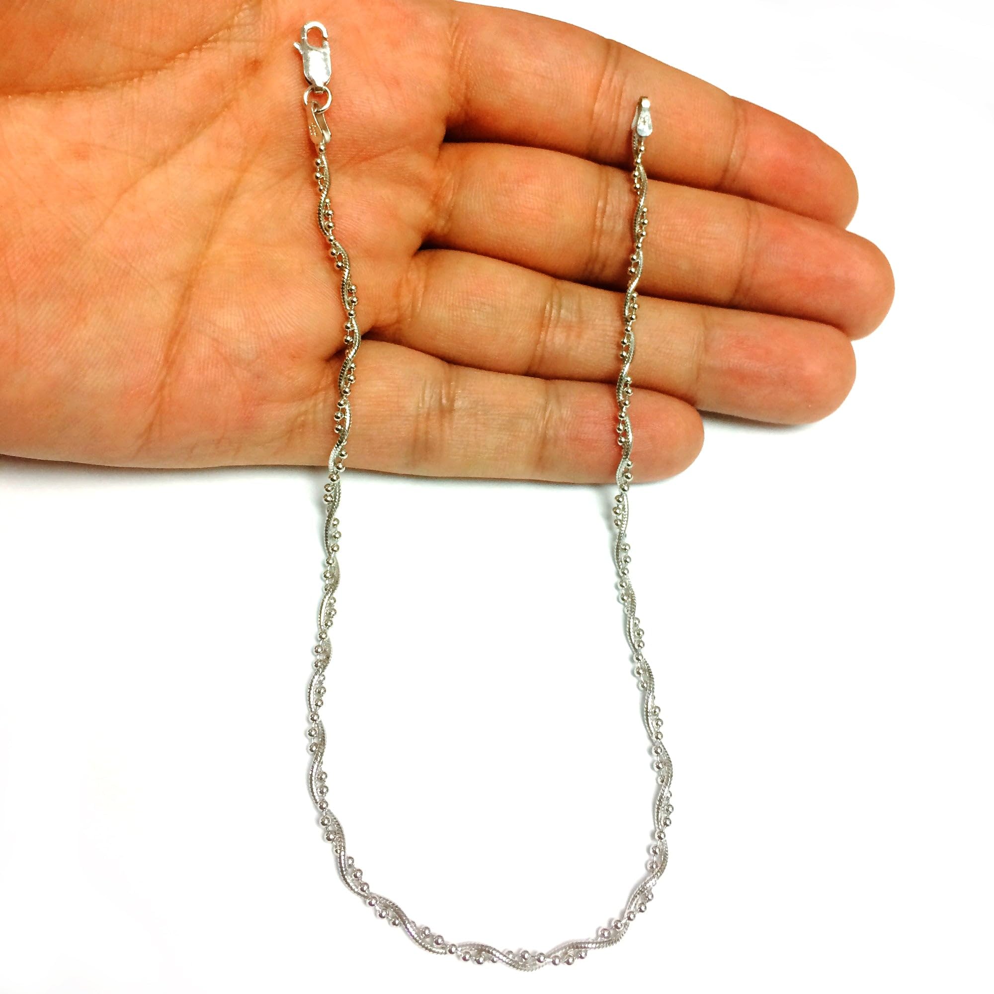 Sterling Silver Braided Bead & Snake Chain Anklet - Elegant Foot Jewelry for Women, Perfect for Beach, Parties & Everyday Wear