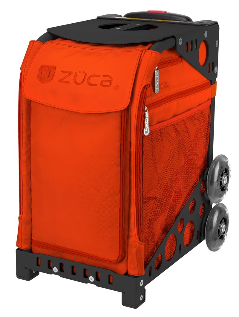 ZUCA Sport Bag - Durable Gym & Travel Duffel for Fitness Enthusiasts - Perfect for Yoga, Workout & Sports Gear Storage (Persimmon Color)