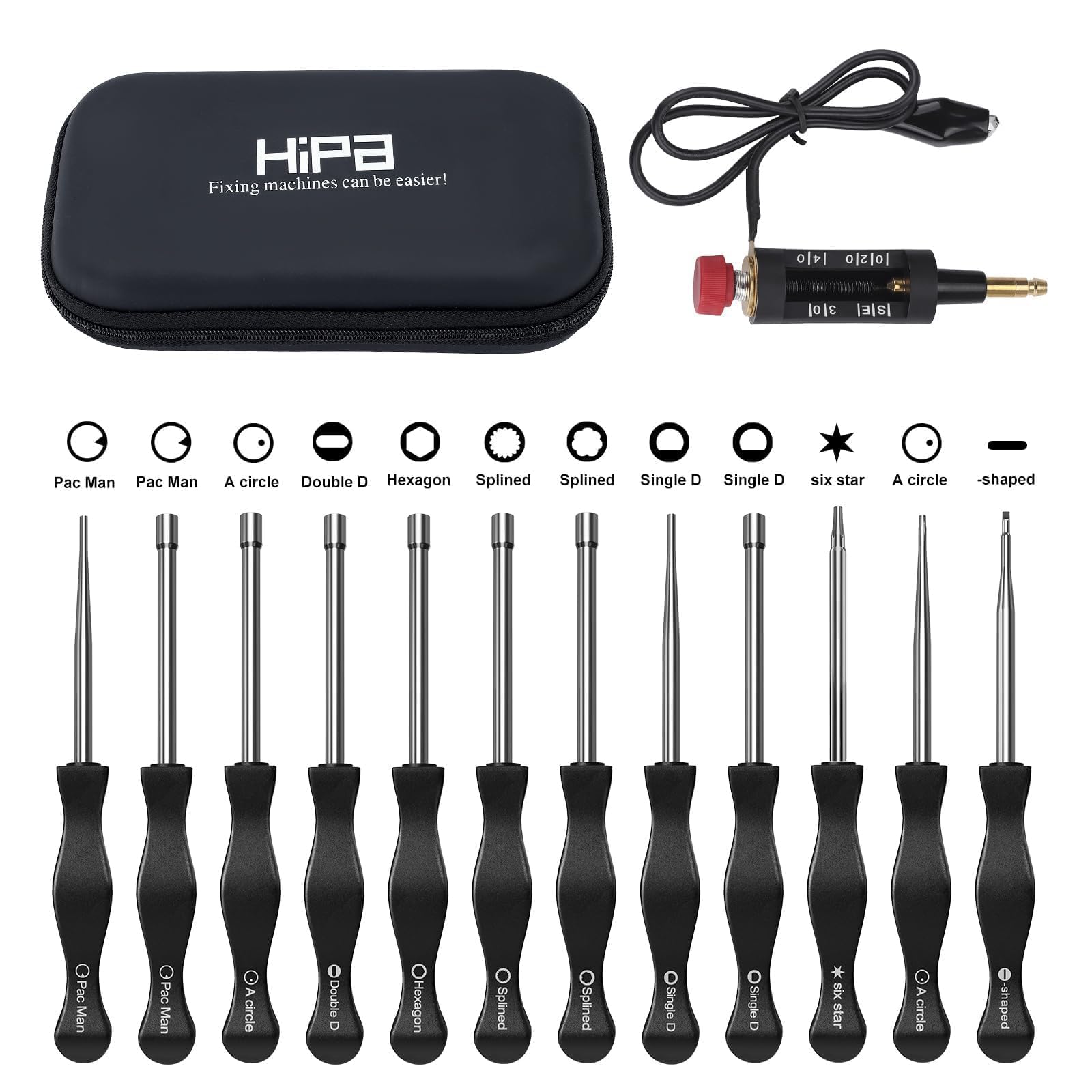 12-Piece Carburetor Adjustment Tool Kit for 2-Cycle Small Engines - Compatible with Poulan, Husqvarna, STIHL, Echo Trimmers, Weedeaters & Chainsaws - Perfect for Lawn Maintenance, Landscaping & Forestry Work