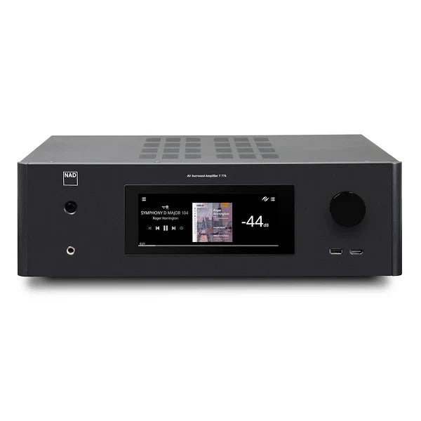 NAD T 778 AV Surround Sound Amplifier - High-Performance Home Theater Receiver for Immersive Audio Experience | Perfect for Movies, Gaming, and Music Listening