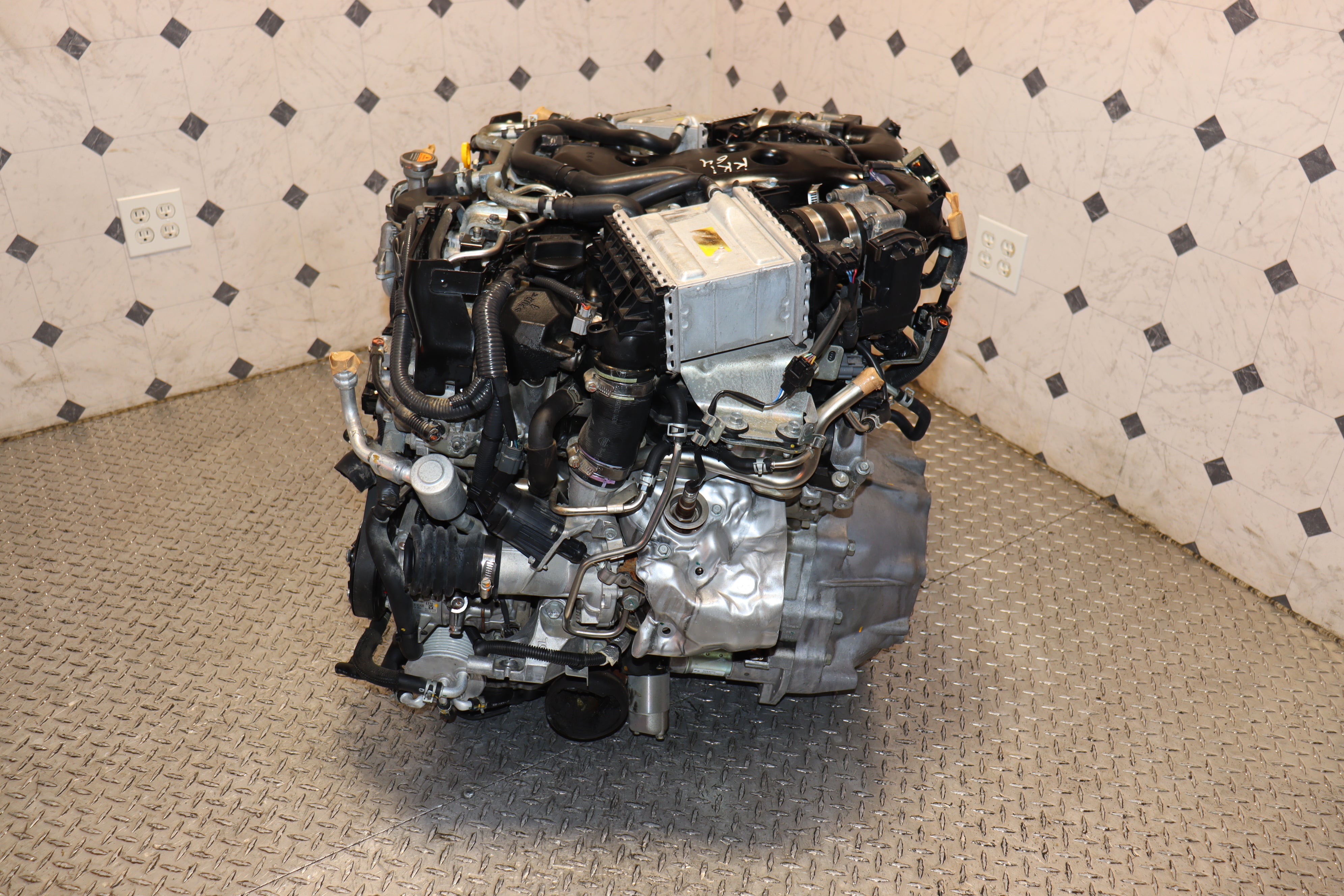 JDM VR30DDTT 3.0L Twin Turbo Engine for 2016-2023 INFINITI Q50 Q60 AWD - High Performance Replacement Engine for Racing & Daily Driving