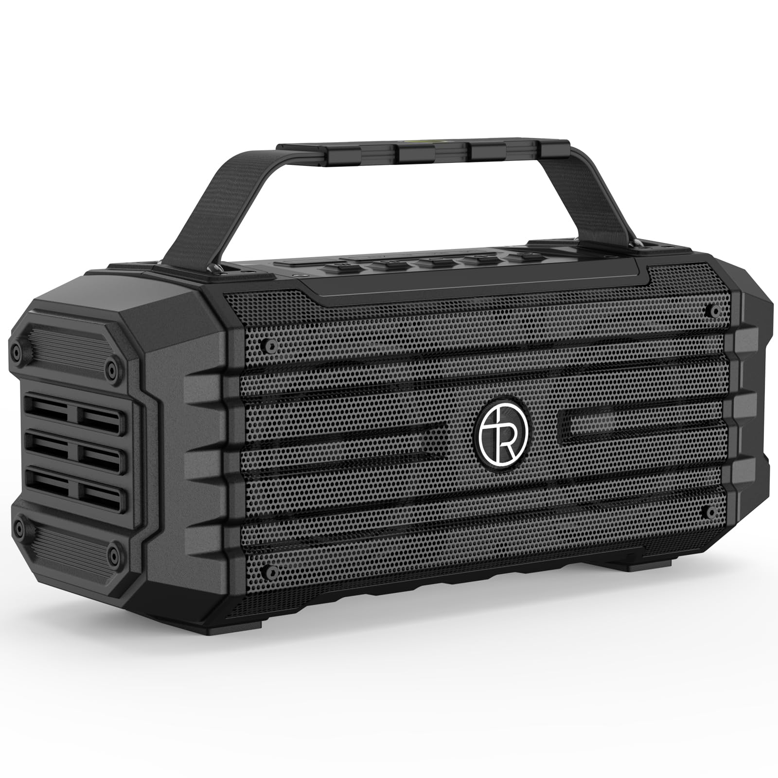 120W Peak 80W Portable Bluetooth Speaker - Wireless Hi-Fi Outdoor IPX6 Waterproof Party Speaker with Deep Bass, TWS Pairing & DSP Sound Boombox for Home, Camping, Beach, Pool Parties & Backyard BBQs
