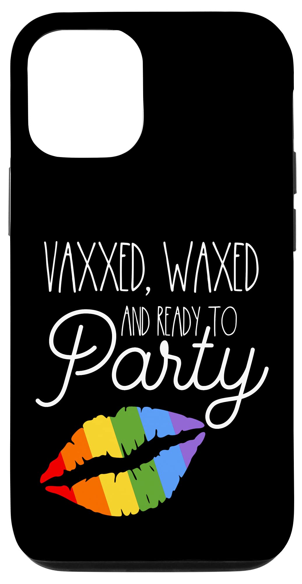 iPhone 12/12 Pro Rainbow Pride Case - LGBT Gay Pride Protective Phone Cover for iPhone 12 & 12 Pro - Durable Shockproof Case for Daily Use & Pride Celebrations