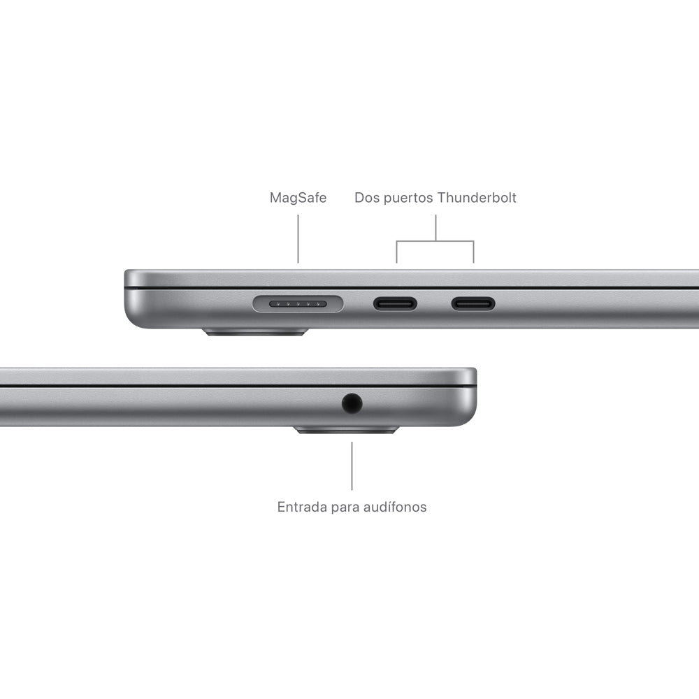 Apple MacBook Air 15-inch Laptop with M3 Chip - 8-Core CPU, 10-Core GPU, 512GB SSD in Space Gray - Perfect for Work, Study & Creative Projects