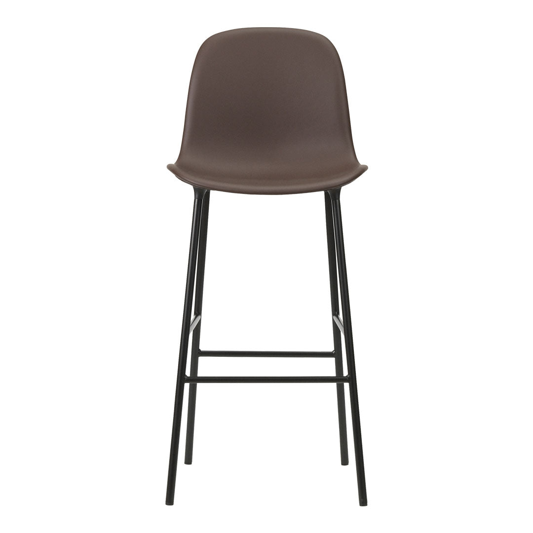 Stylish Form Bar Chair - Fully Upholstered Counter Stool for Kitchen Island, Breakfast Nook & Home Bar - Comfortable Modern Seating for Dining & Entertaining