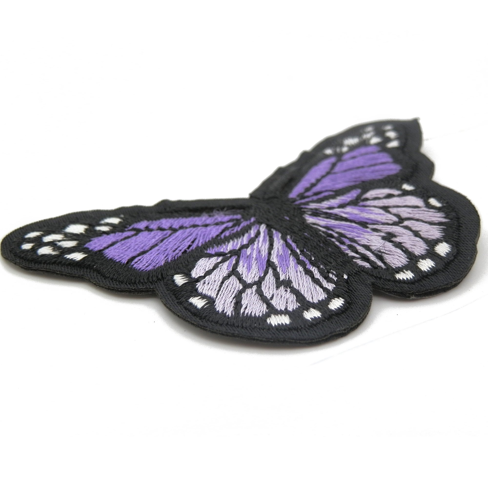 Butterfly Iron On Patches - 25 Pack Assorted Embroidery Appliques for DIY Clothing, Bags & Accessories - Perfect for Denim Jackets, Backpacks & Jeans Repair
