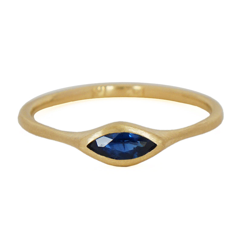 Haley Ring Sapphire - Elegant Blue Sapphire Engagement Ring for Women | Perfect for Weddings, Anniversaries & Special Occasions