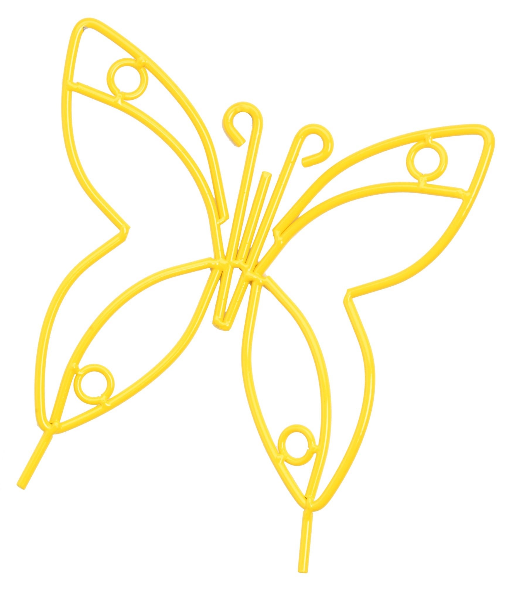 Handmade Wrought Iron Butterfly Garden Stake - Amish Crafted Lawn & Wall Decor in 3 Finishes | Outdoor Garden Decoration for Yard, Patio & Flower Beds