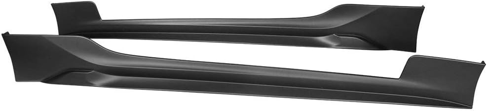 2017-2020 Toyota 86 TRD Style Side Skirts - Black PP Unpainted Rocker Panel - Matte Finish - Perfect for Car Enthusiasts & Street Racing Upgrades