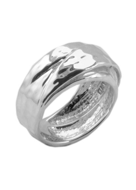 Barse Hammered Sterling Silver Wrap Ring for Women - Elegant Stackable Jewelry for Everyday Wear & Special Occasions