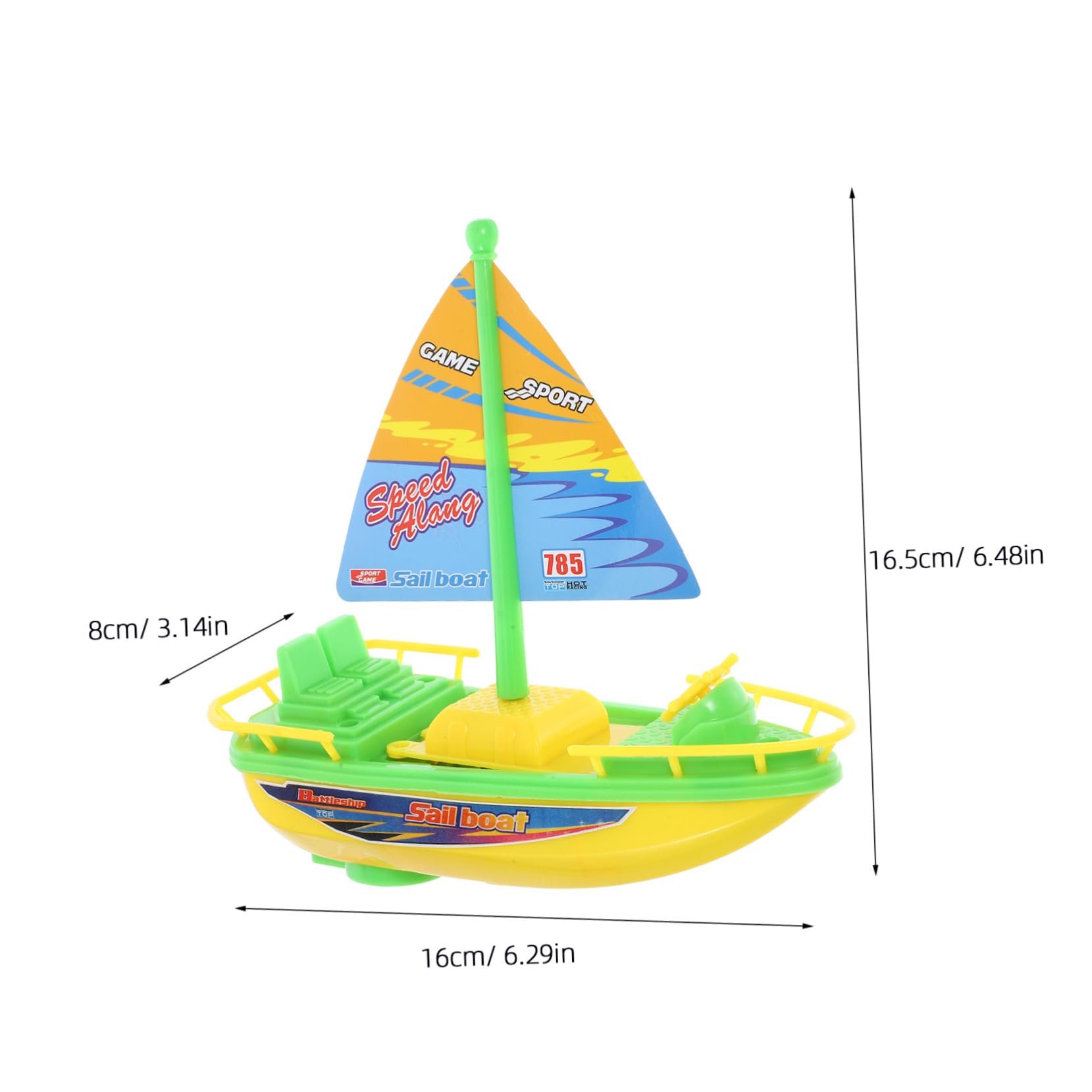 UPKOCH 5 Pack Speed Boat Bath Toys for Kids - Plastic Floating Boats for Bathtub, Pool & Beach Play - Fun Water Toys for Toddlers & Children's Outdoor Activities