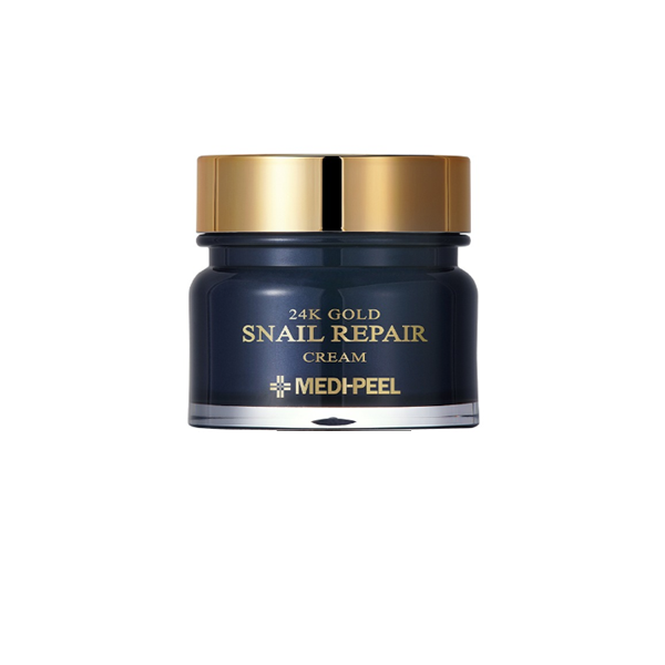 Medi Peel 24K Gold Snail Repair Cream - Anti-Aging Face Moisturizer for Wrinkles & Fine Lines | Hydrating Skin Care for Dry, Sensitive Skin | Perfect for Night Routine & Daily Use