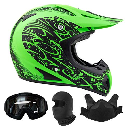 Green w/ Matte Black Goggles