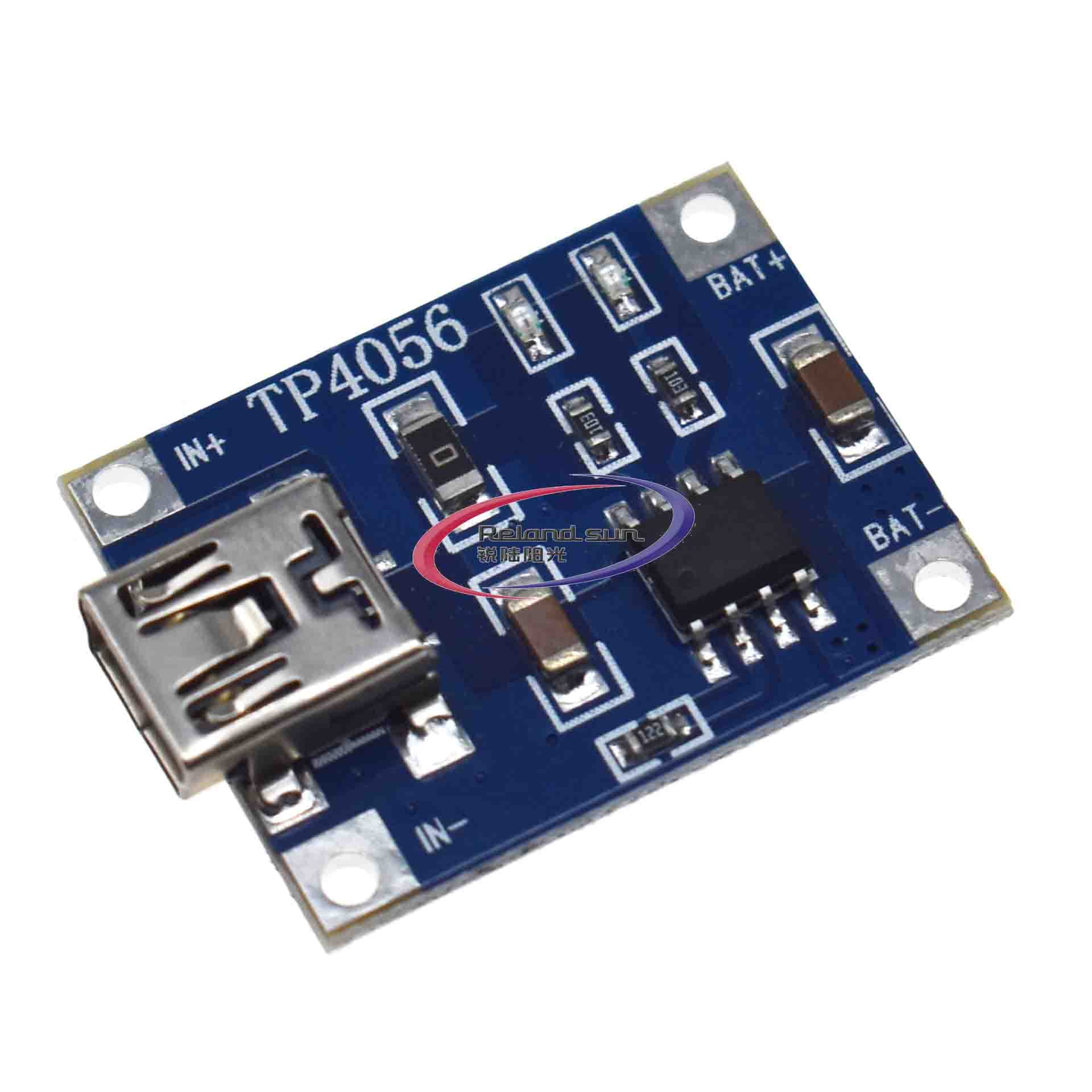 10pcs TP4056 Lithium Battery Charger Module - 5V USB 1A Li-ion Charging Board for 18650 Batteries - Perfect for DIY Electronics, Solar Projects & Portable Devices