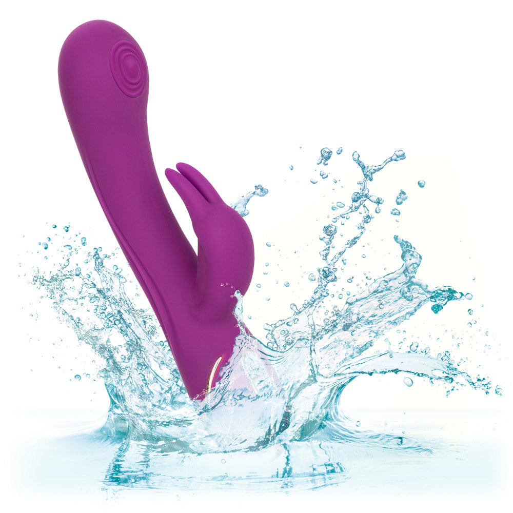 Jack Rabbit Signature Silicone Thumping Rabbit Vibrator - Dual Stimulation G-Spot & Clitoral Massager for Women - Perfect for Solo Play & Couples Intimacy