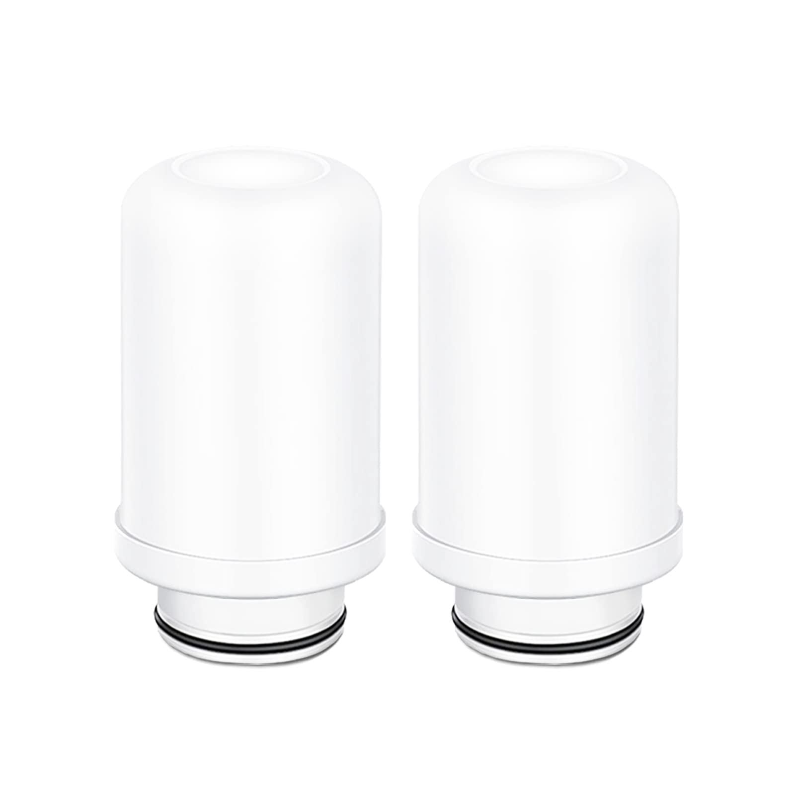 Premium Faucet Water Filter Cartridge x 2 - Ceramic Replacement Filter Element for Tap Water Purifier | Clean Drinking Water for Kitchen, Bathroom & RV Use