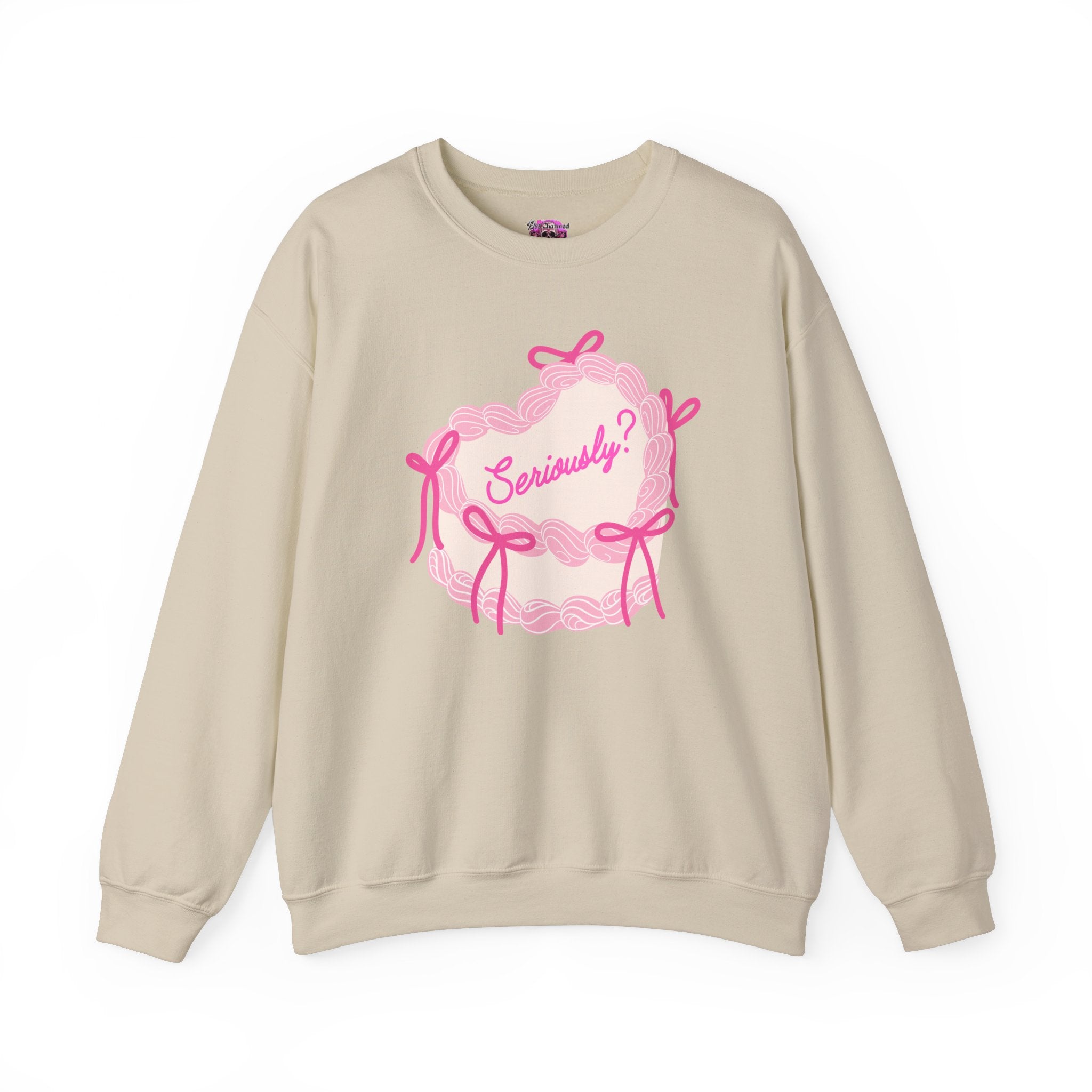 Seriously Cake Crewneck Sweatshirt - Funny Birthday Gift for Women & Men - Perfect for Parties, Casual Wear & Celebrations
