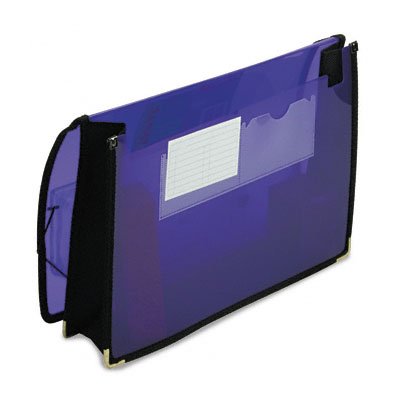 2-Pack Ultracolor Translucent Purple Poly Letter Wallet - Slim RFID Blocking Card Holder for Travel, Business & Everyday Use