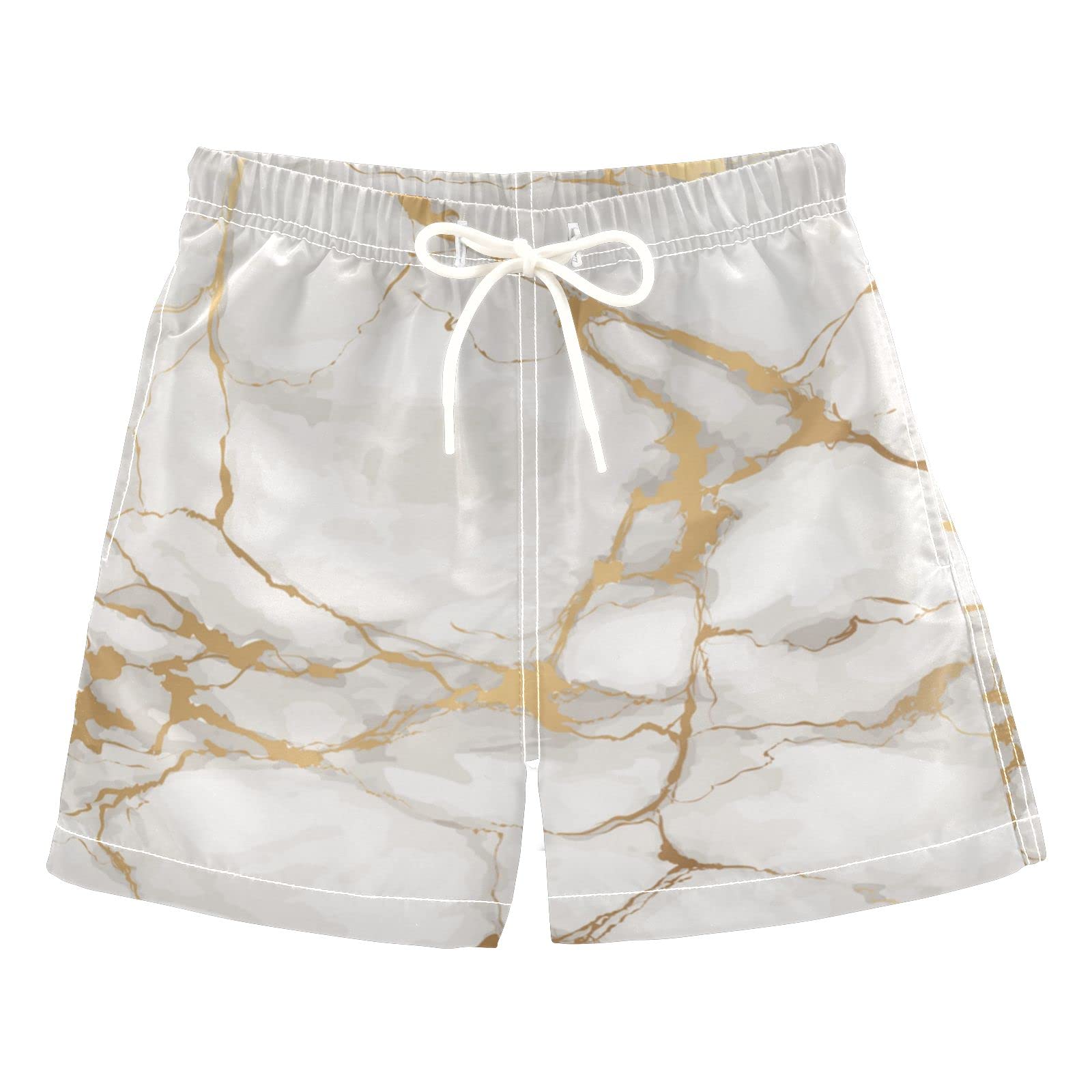 ODAWA Boys Quick Dry Swim Trunks - Black Lion Print Beach Shorts for Kids & Toddlers | Perfect for Swimming, Surfing, and Summer Outdoor Activities