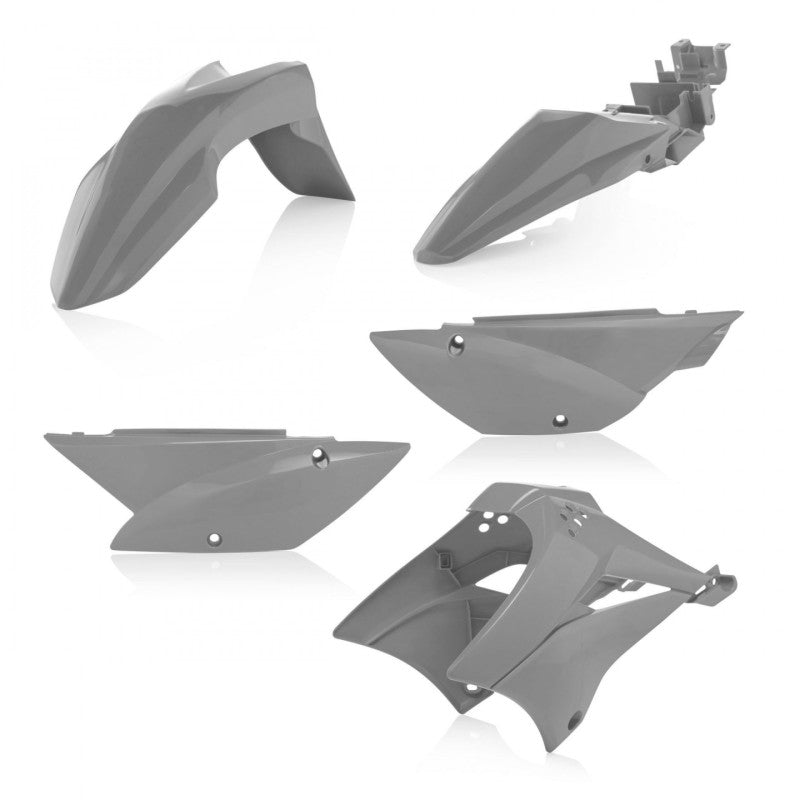 Acerbis 10+ Kawasaki KLX110/110L Full Plastic Kit - Gray | Durable Replacement Body Panels for Off-Road Motorcycles | Perfect for Trail Riding & Motocross Racing
