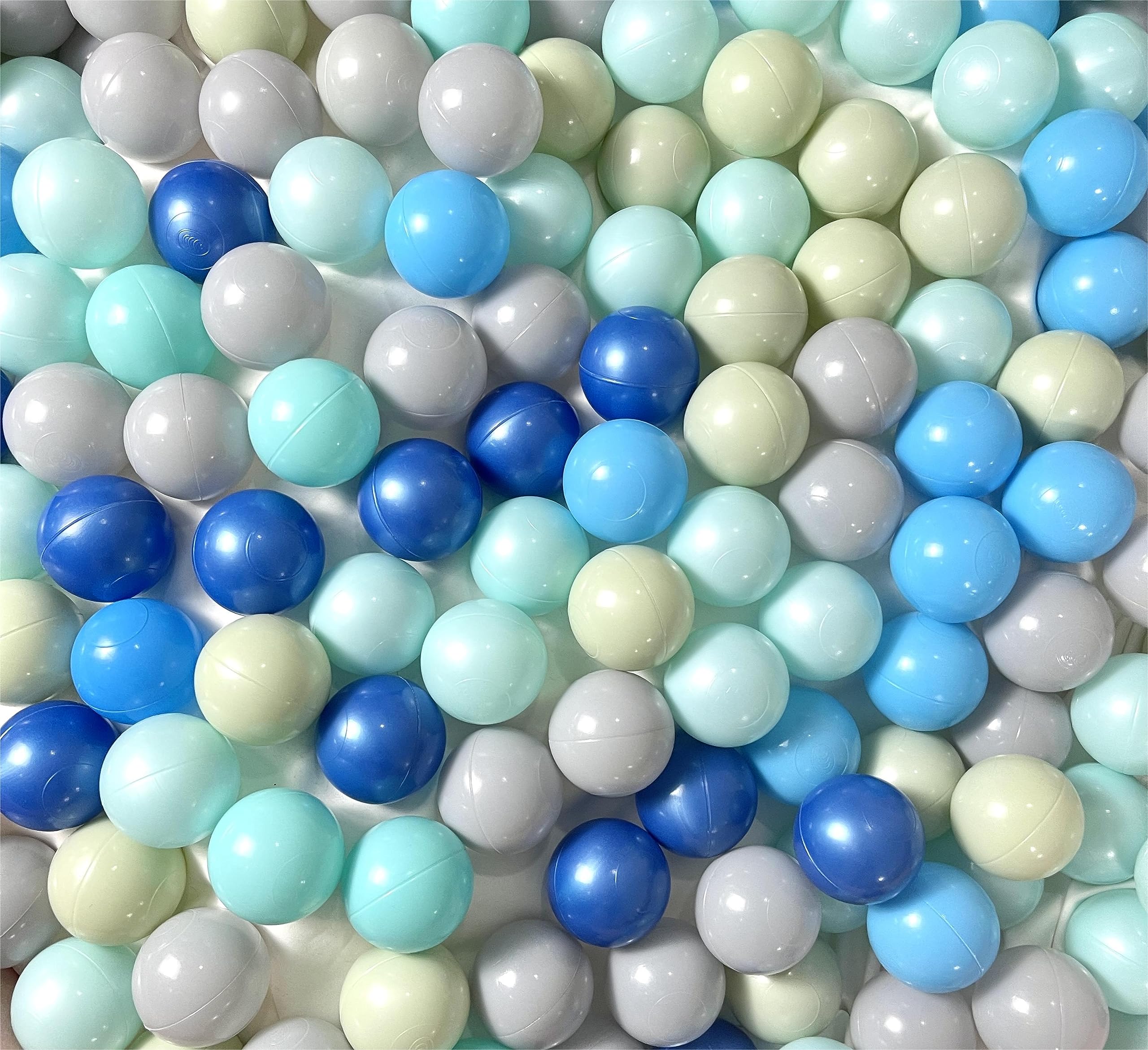 Crush-Proof Plastic Ball Pit Balls for Toddlers & Kids - 1000 Pack, 2.2 Inch - Safe for Play Tents, Tunnels, Pools & Party Decor | Perfect for Indoor Playrooms, Birthday Parties & Sensory Play Activities